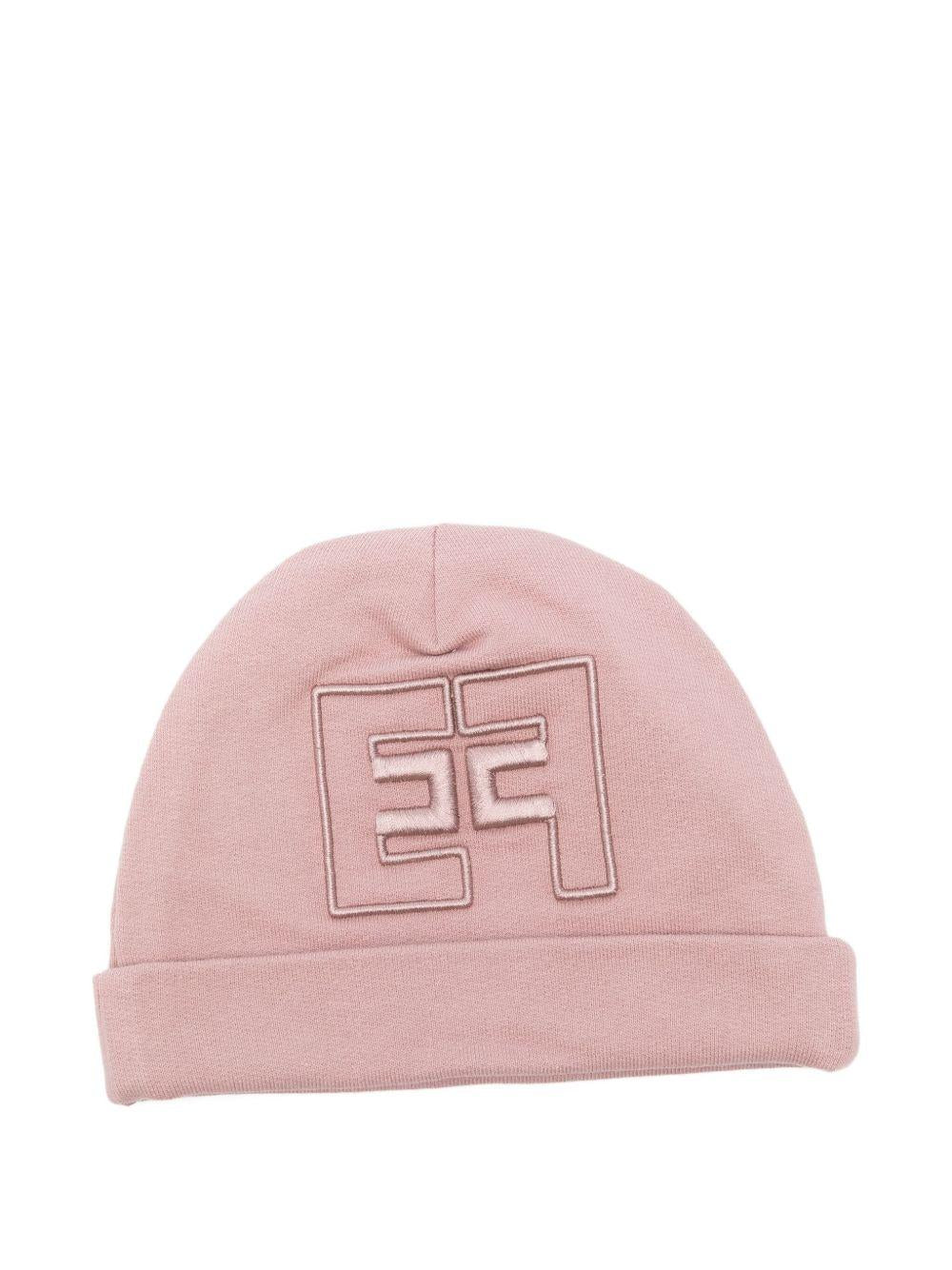 Berretto cipolla con logo ricamato ENCP072FF002 C041 ELISABETTA FRANCHI KIDS 