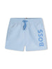 Costume blu logo verticale neonato