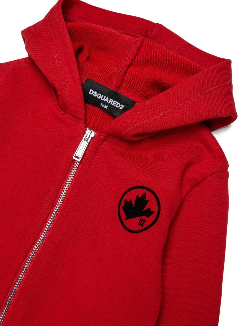 Felpa con Scollo a Cappuccio DQ3097D0A9U DQ423 DSQUARED KIDS 