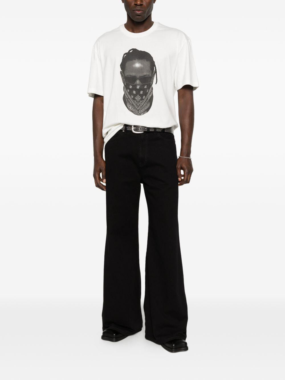 T-shirt in cotone con stampa grafica NUS26278 081 IH NOM UH NIT 