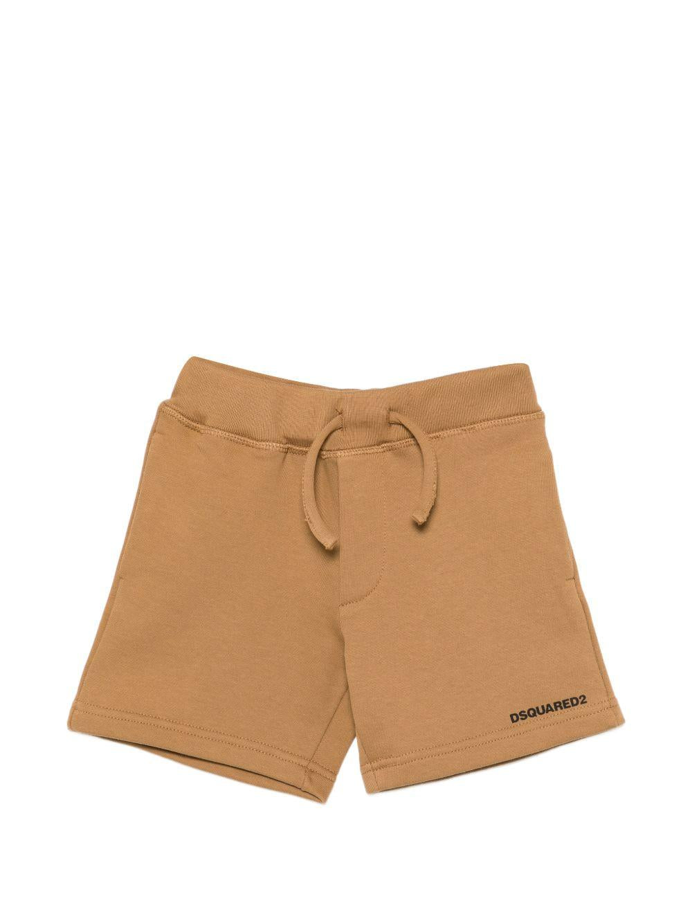 Bermuda in cotone con coulisse DQ2871D0094 DQ730 DSQUARED KIDS 