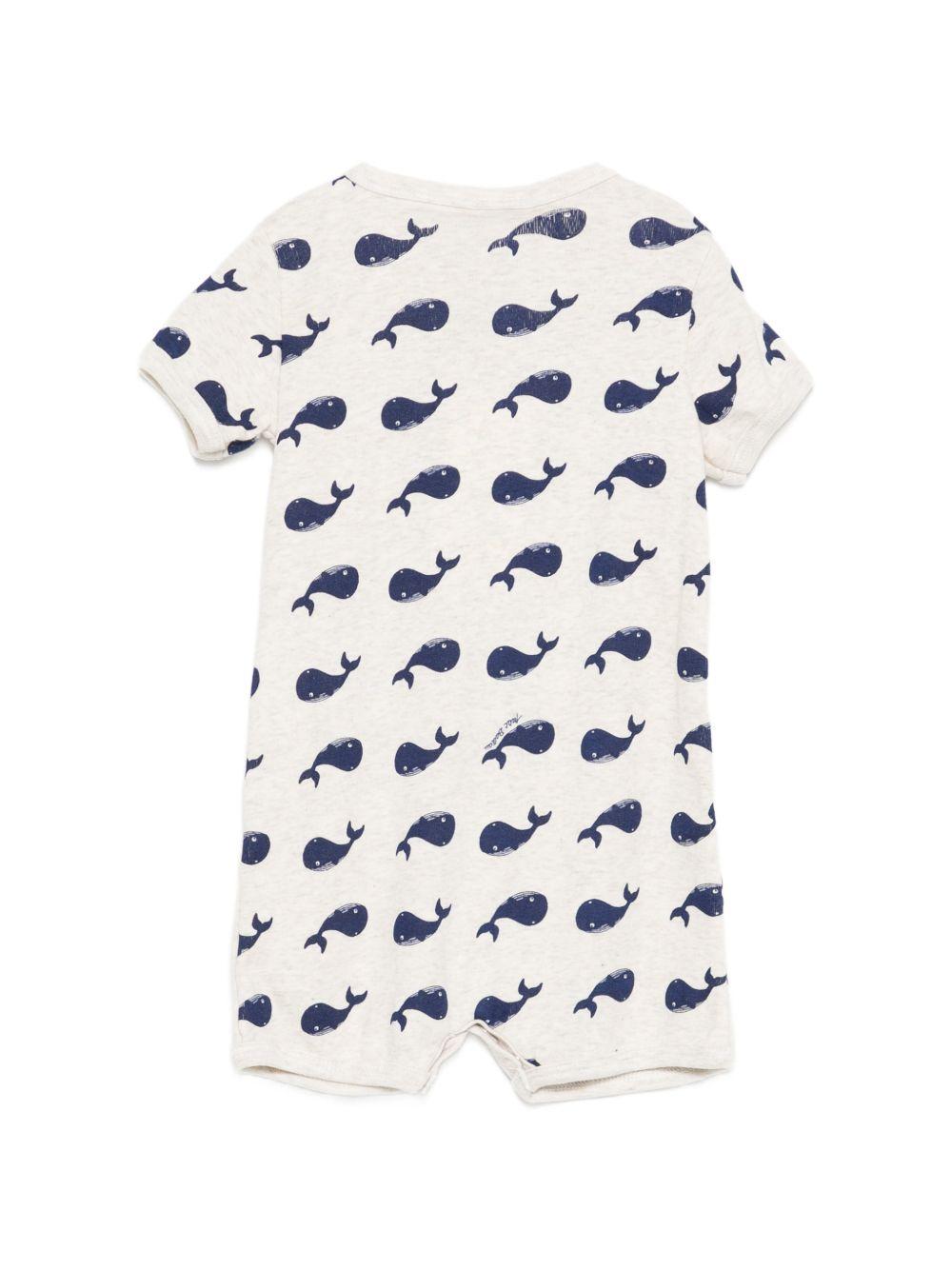 Tutina cosrta con balene blu A09G6 01 PETIT BATEAU KIDS 