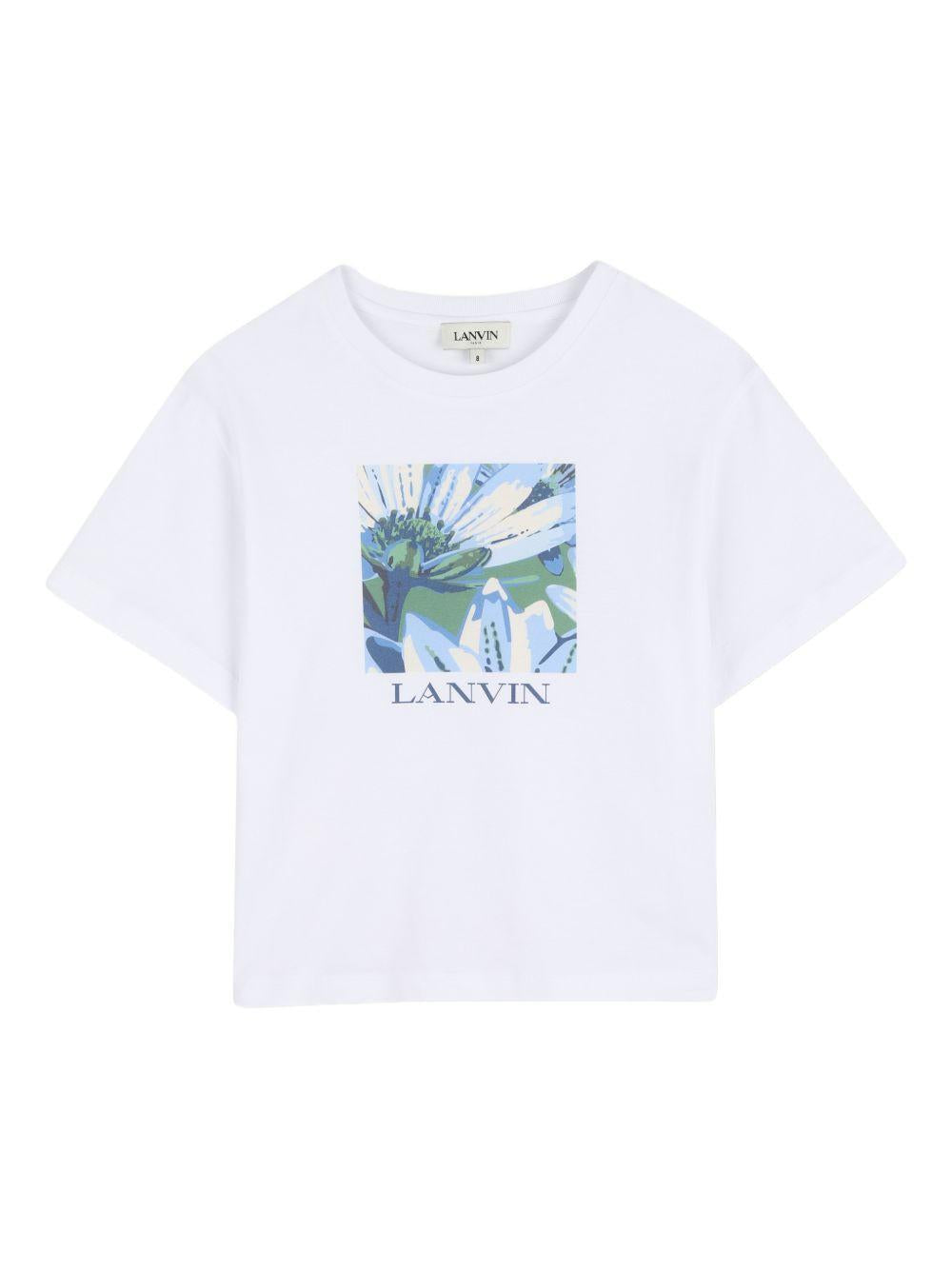 T-shirt stampa botanica N30333 10P LANVIN KIDS 