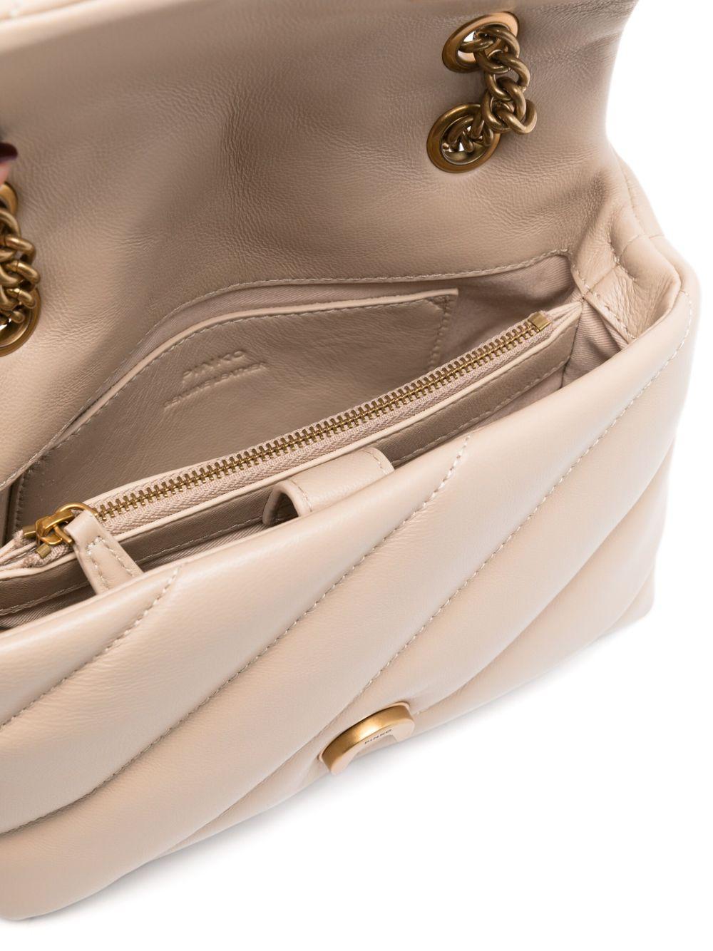 Borsa a tracolla trapuntata cipria 100039A0F2 C50Q PINKO 