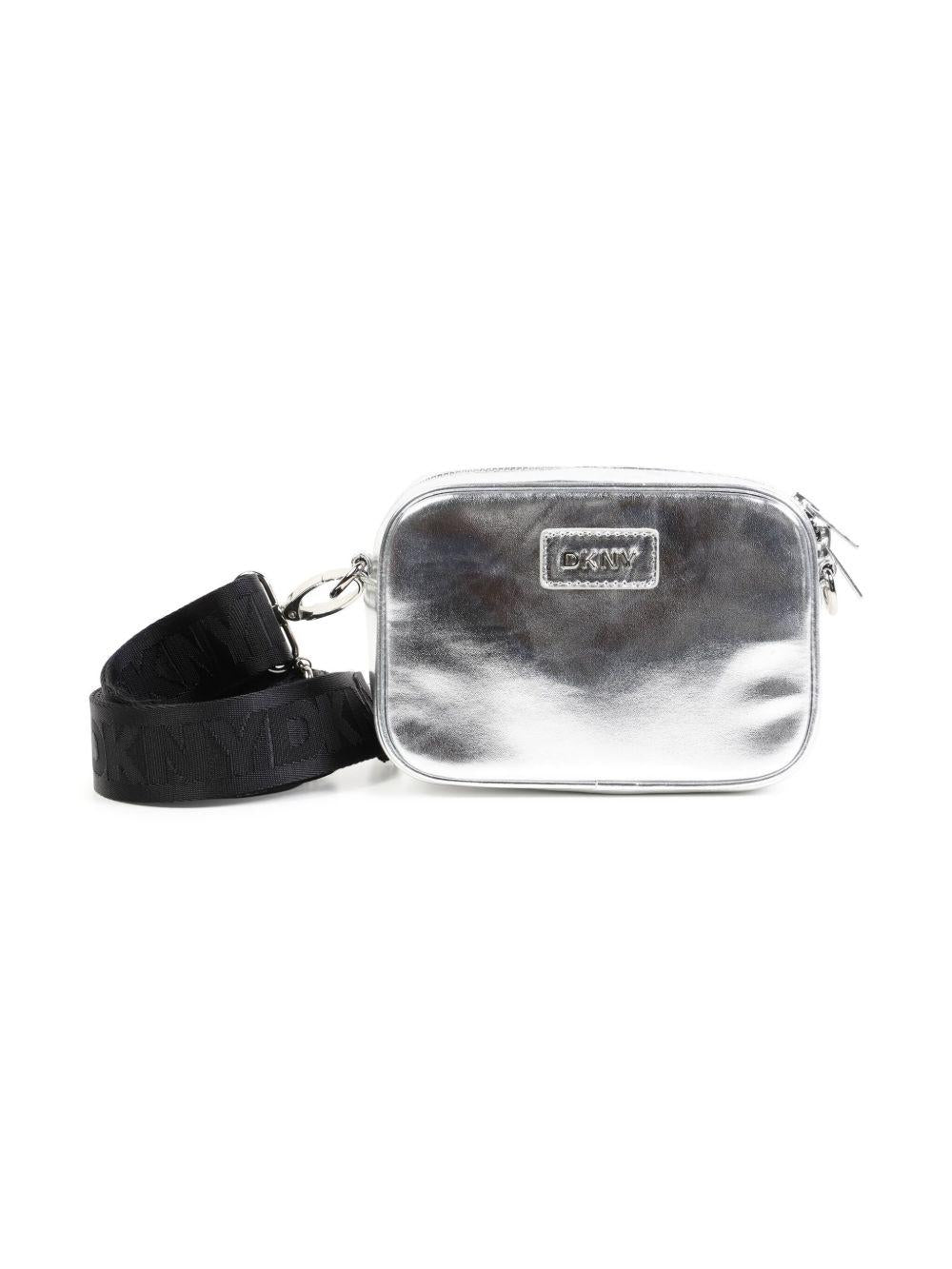 Borsa argento con finish metallizzato