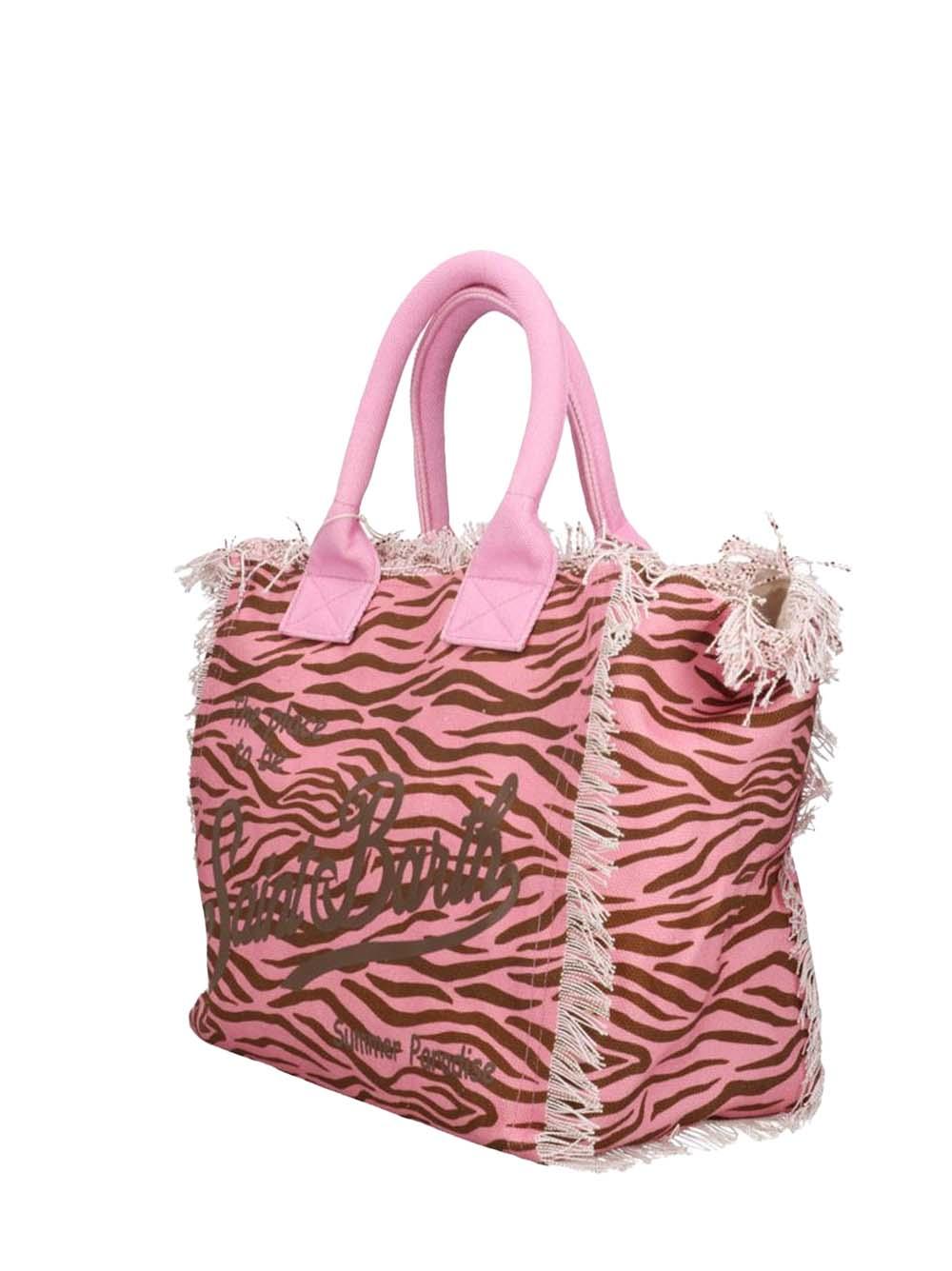 Borsa vanity rosa fantasia zebrata VANI001 03913H MC2 SAINT BARTH 
