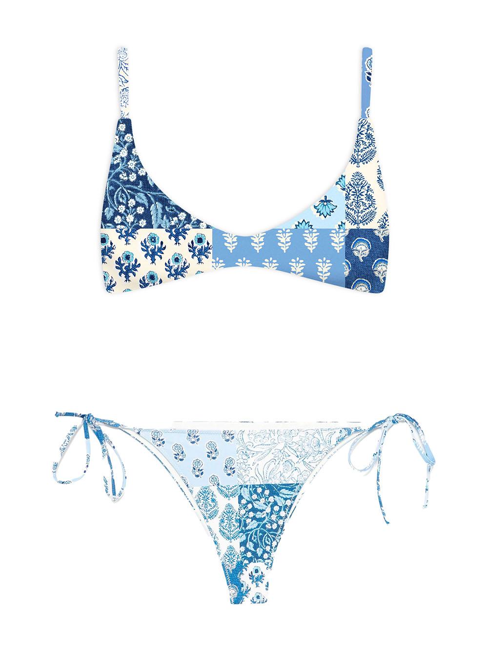 Costume marielle+paloma fantasia blu/azzurro MRL0001PALO001 01021H MC2 SAINT BARTH 