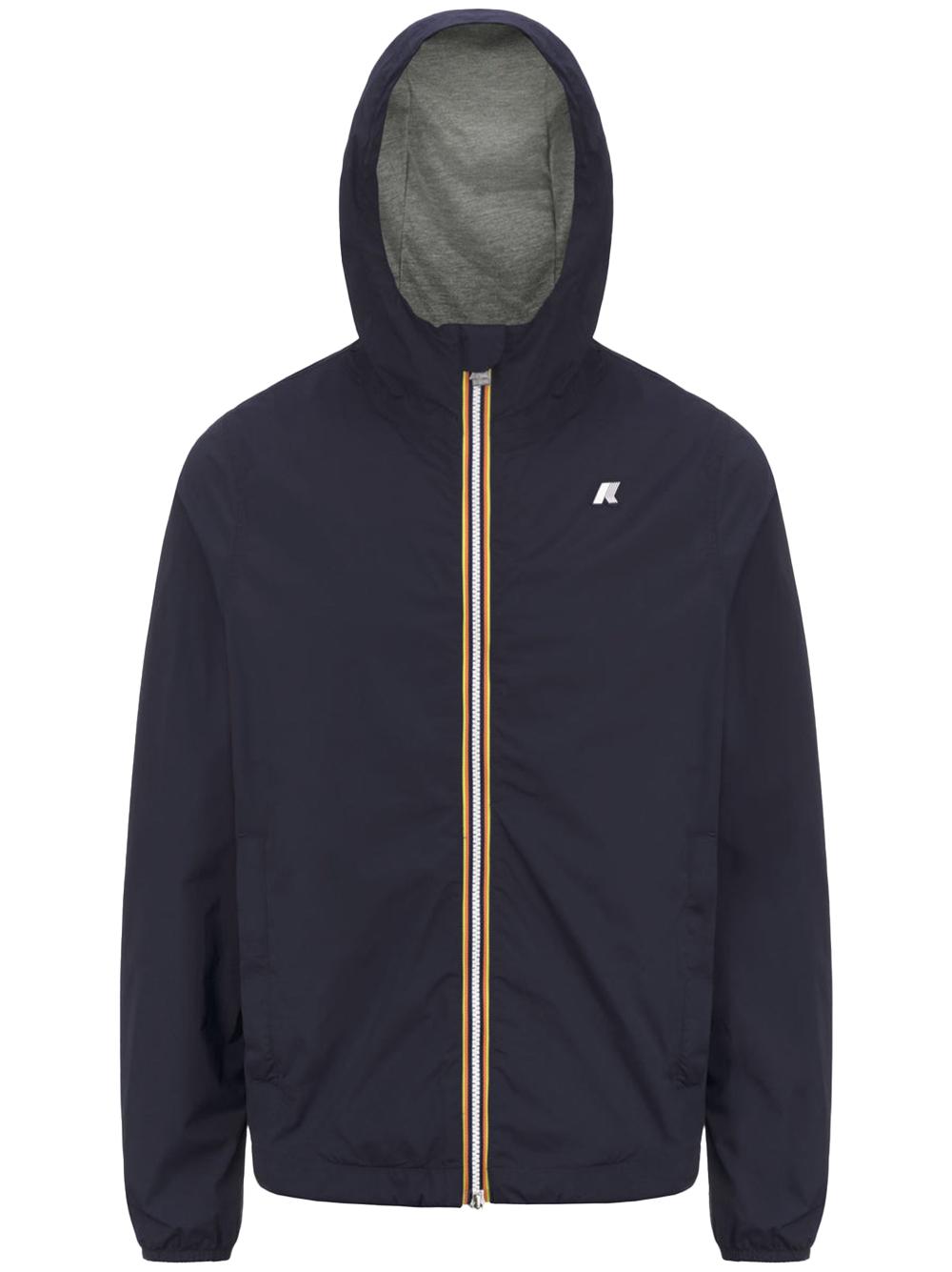 Giacca con cappuccio zip centrale K3123UW K89 K-WAY 