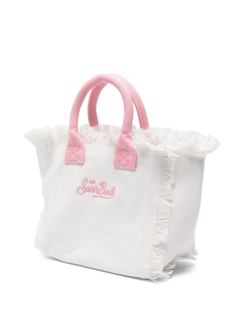 Borsa mare in cotone con frange COL0001 02634L MC2 SAINT BARTH 