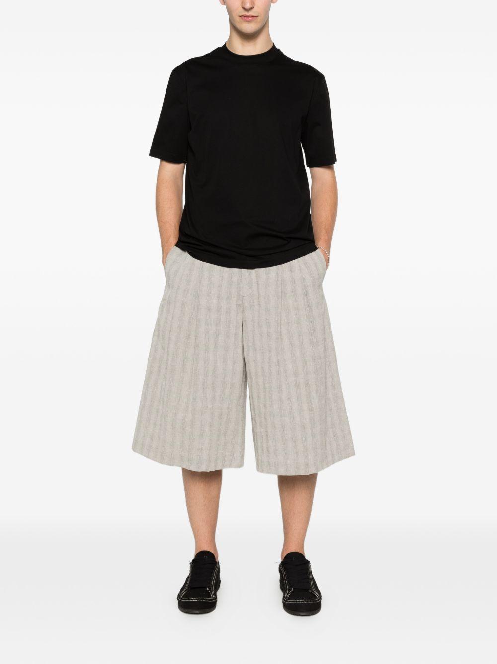 T-shirt in cotone girocollo XM4258 NERO YES LONDON 