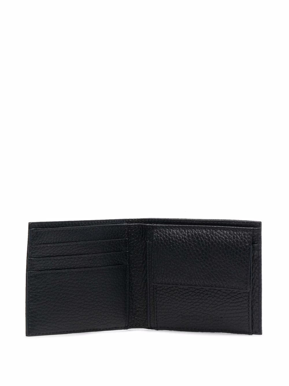 Portafoglio nero texturizzato con slot per carte uomo Armani Y4R167Y068E 80001 EMPORIO ARMANI 