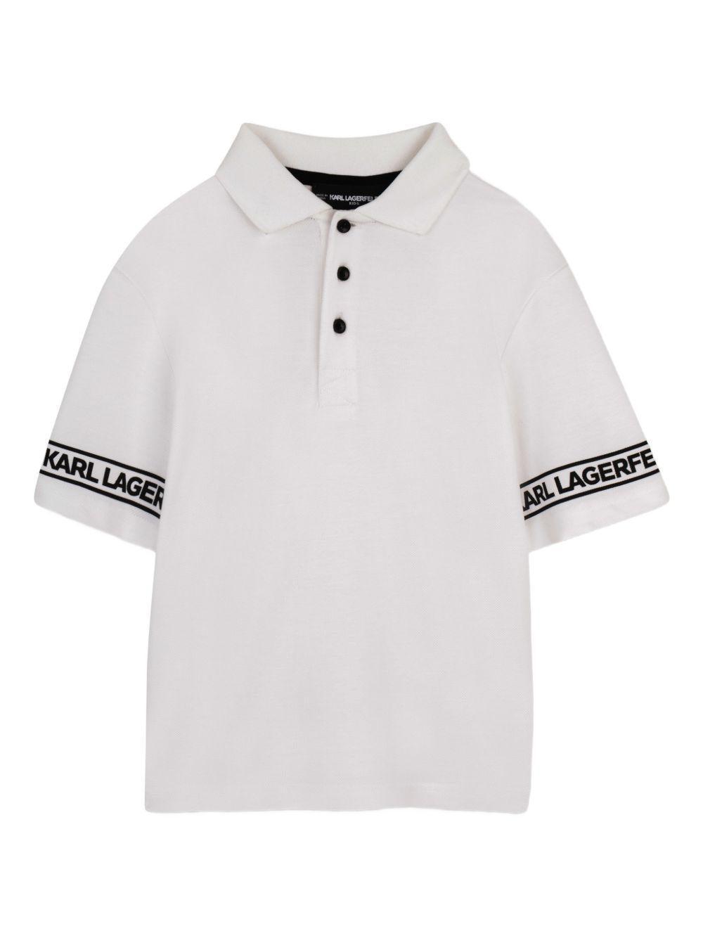 Polo a maniche corte con logo Z31099 10P KARL LAGERFELD KIDS 