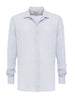 Camicia Pamplona in lino grigio pietra