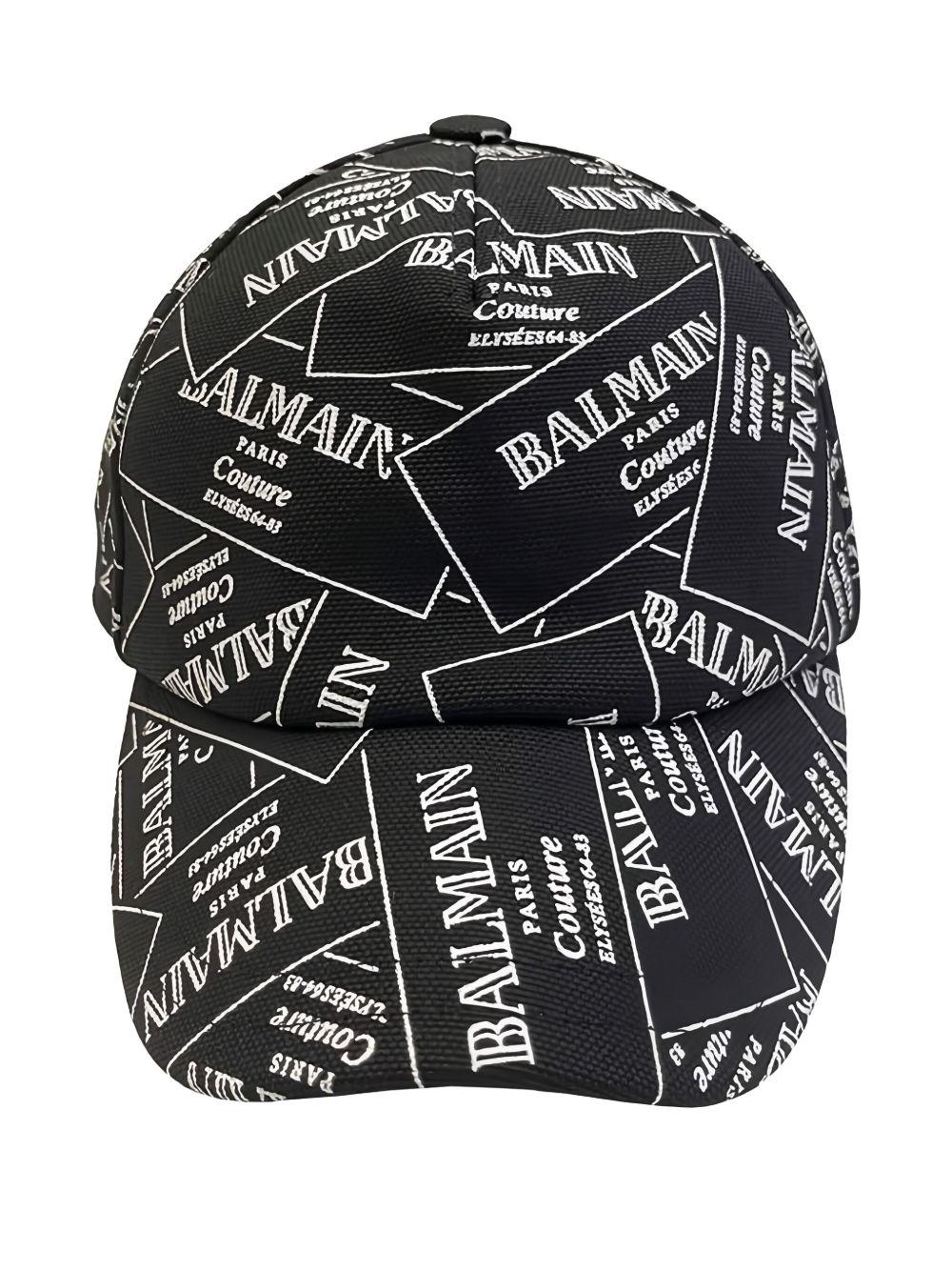 Cappellino con Stampa Logo BX0Q57Z3379 930BC BALMAIN KIDS 