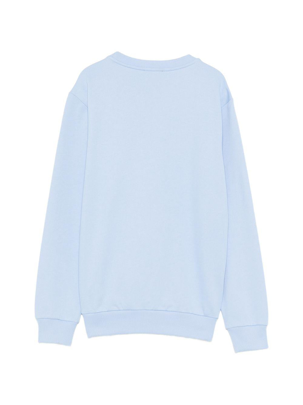 Felpa in cotone girocollo BX4P10Z3183 652NE BALMAIN KIDS 