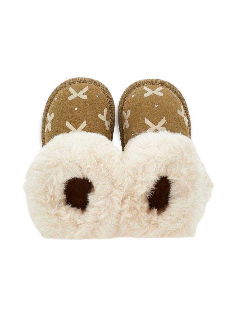 Stivali con Fiocco e Interno in Pelliccia 83F0006702 0043 MONNALISA KIDS 