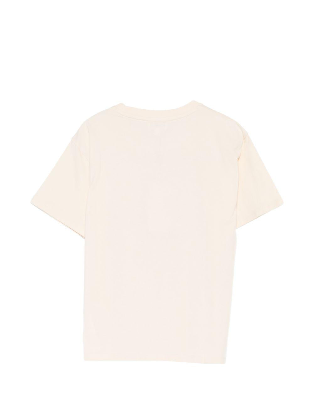 T-shirt in cotone con stampa floreale K61698 208 KENZO KIDS 
