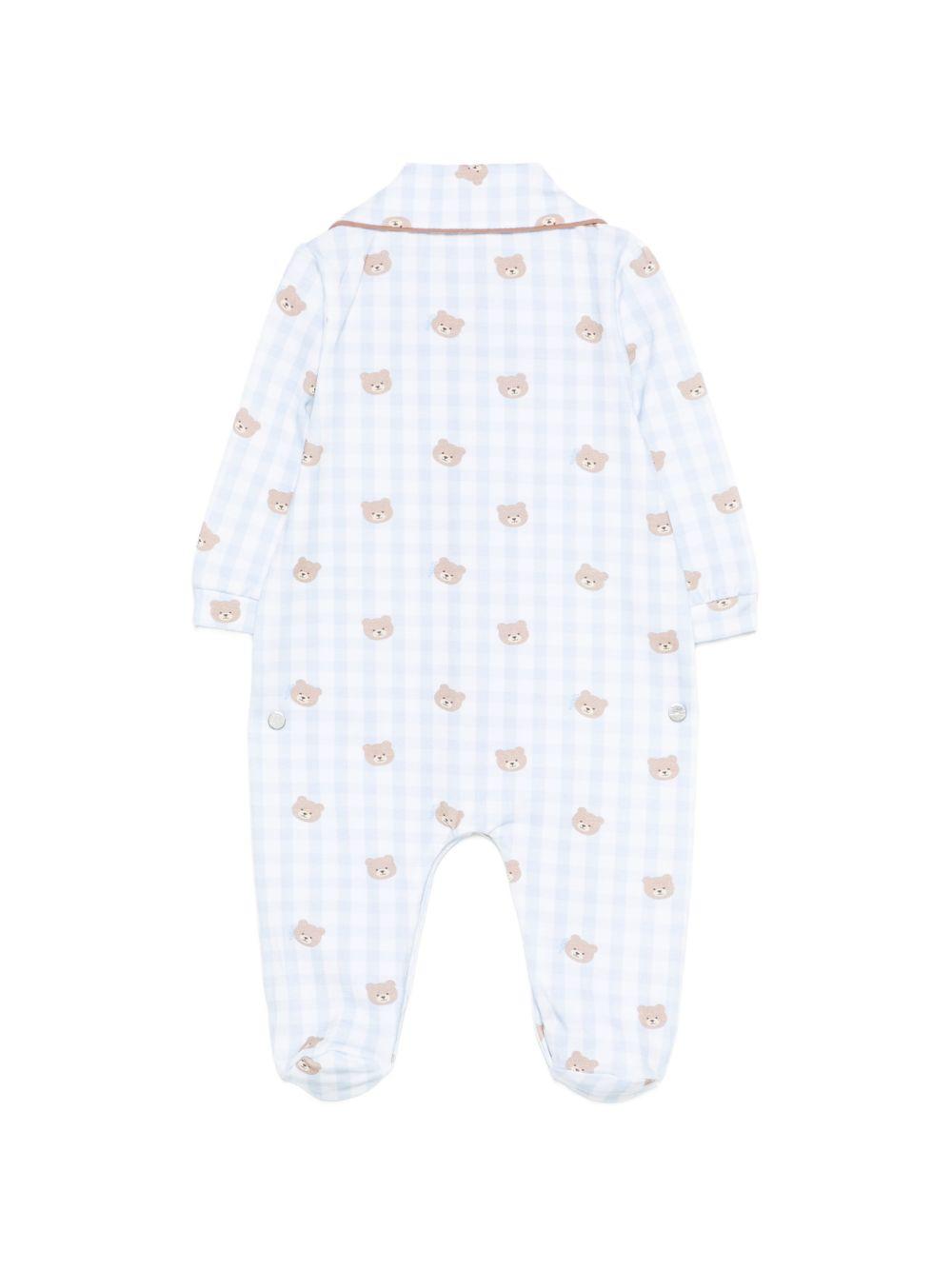 Tutina in cotone con chiusura a bottoni E26017 AZZURRO NANAN KIDS 