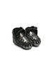 Stivaletti Mou Kids con fodera in shearling e cucito con lucentezza metallica