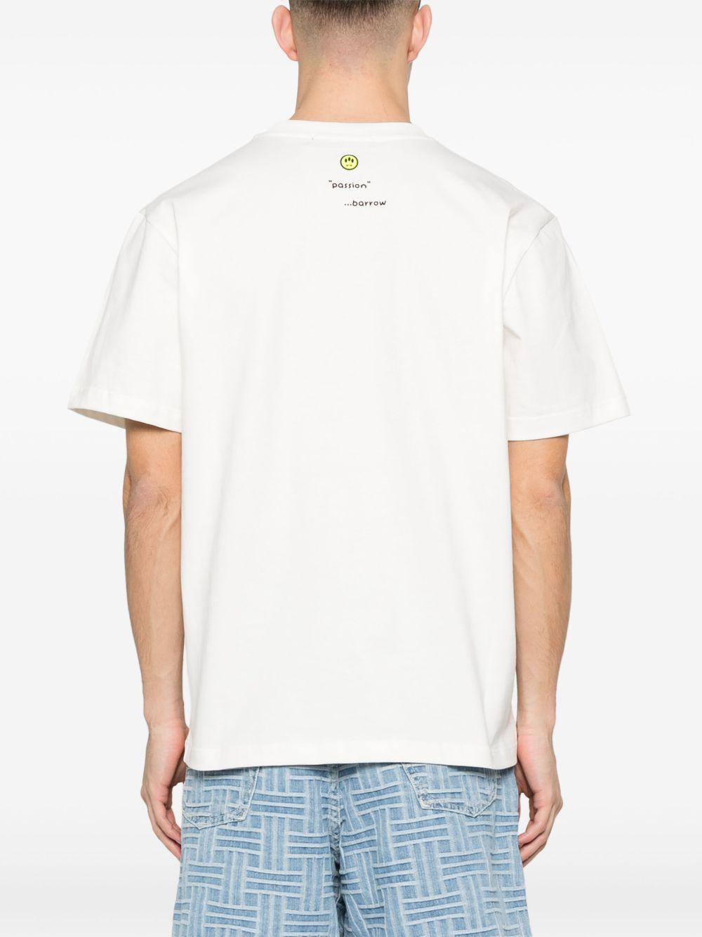 T-shirt bianca Barrow Champ
