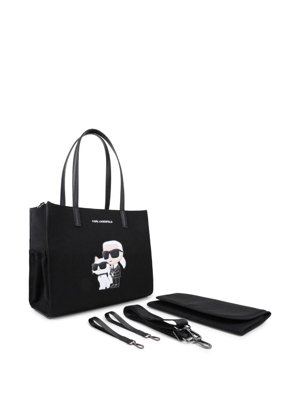 Borsa a spalla con stampa cartoon Z31195 09B KARL LAGERFELD KIDS 