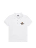 Polo in cotone con logo