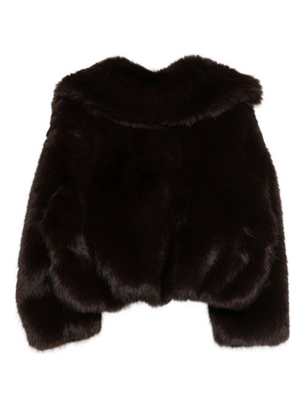 Cappotto con Revers Larghi 165934A5251 CHOCO ALYSI 