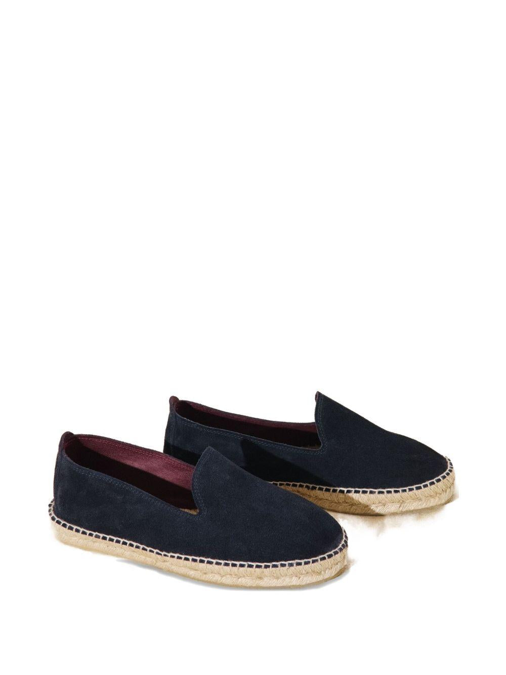 Espadrillas flat blu navy suede Q74C0 NAVY BLUE MANEBI 