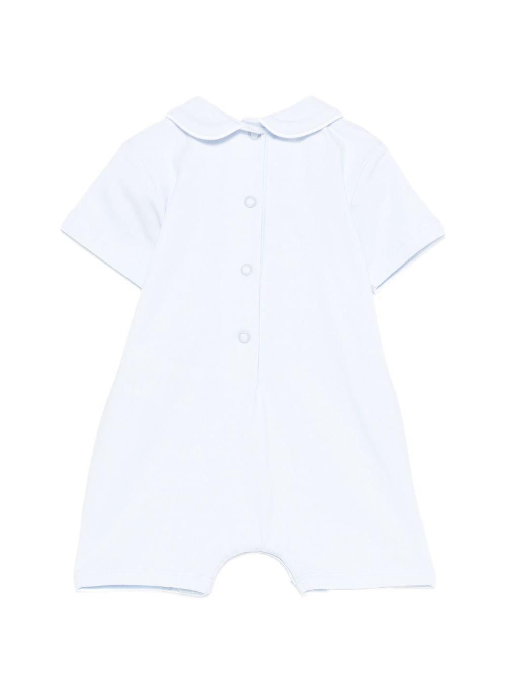 Tutina in cotone con grafica orsetto E26013 AZZURRO NANAN KIDS 