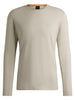 Maglia Taks  mini logo petto beige