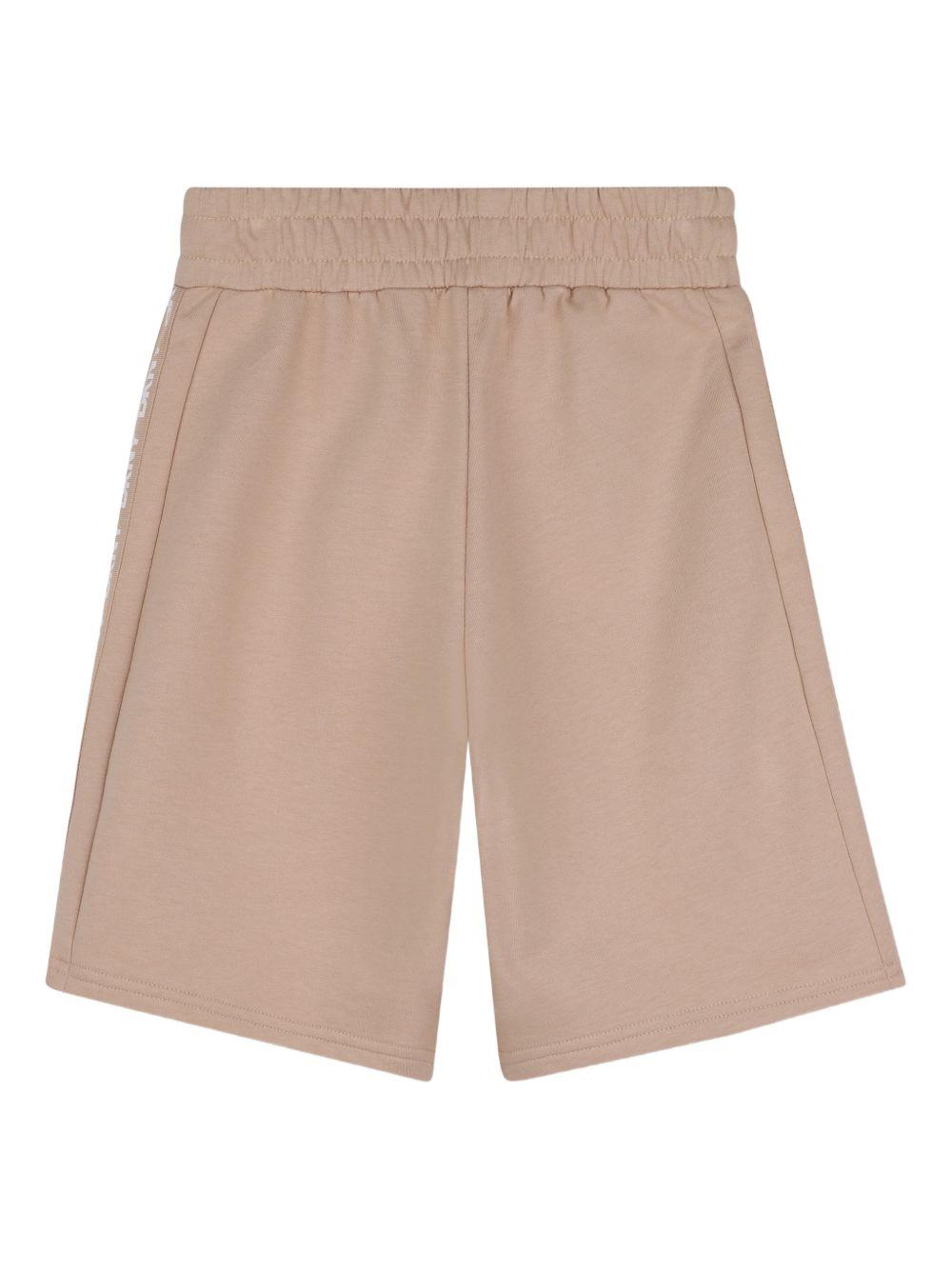 Set t-shirt e bermuda in cotone e poliestere D62521 20P DKNY KIDS 