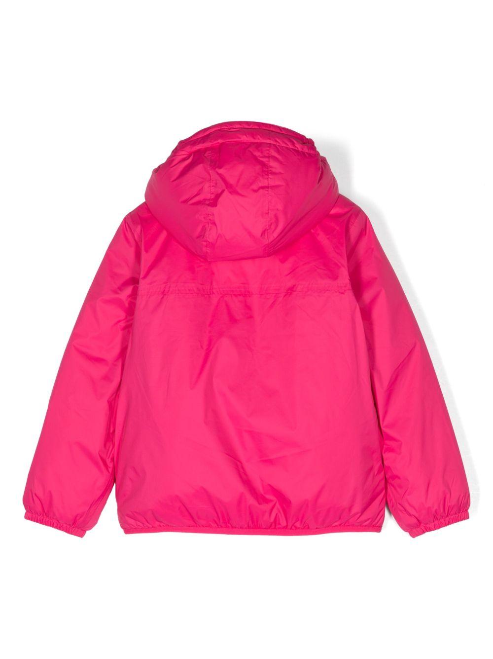 Giubbino bambina fucsia interno teddy