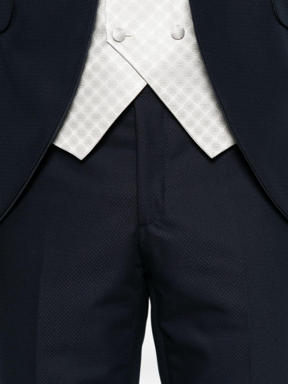800 Abito Blu Rever Lancia Lavorato+accessori 46JX124C107988 BLU CARLO PIGNATELLI 