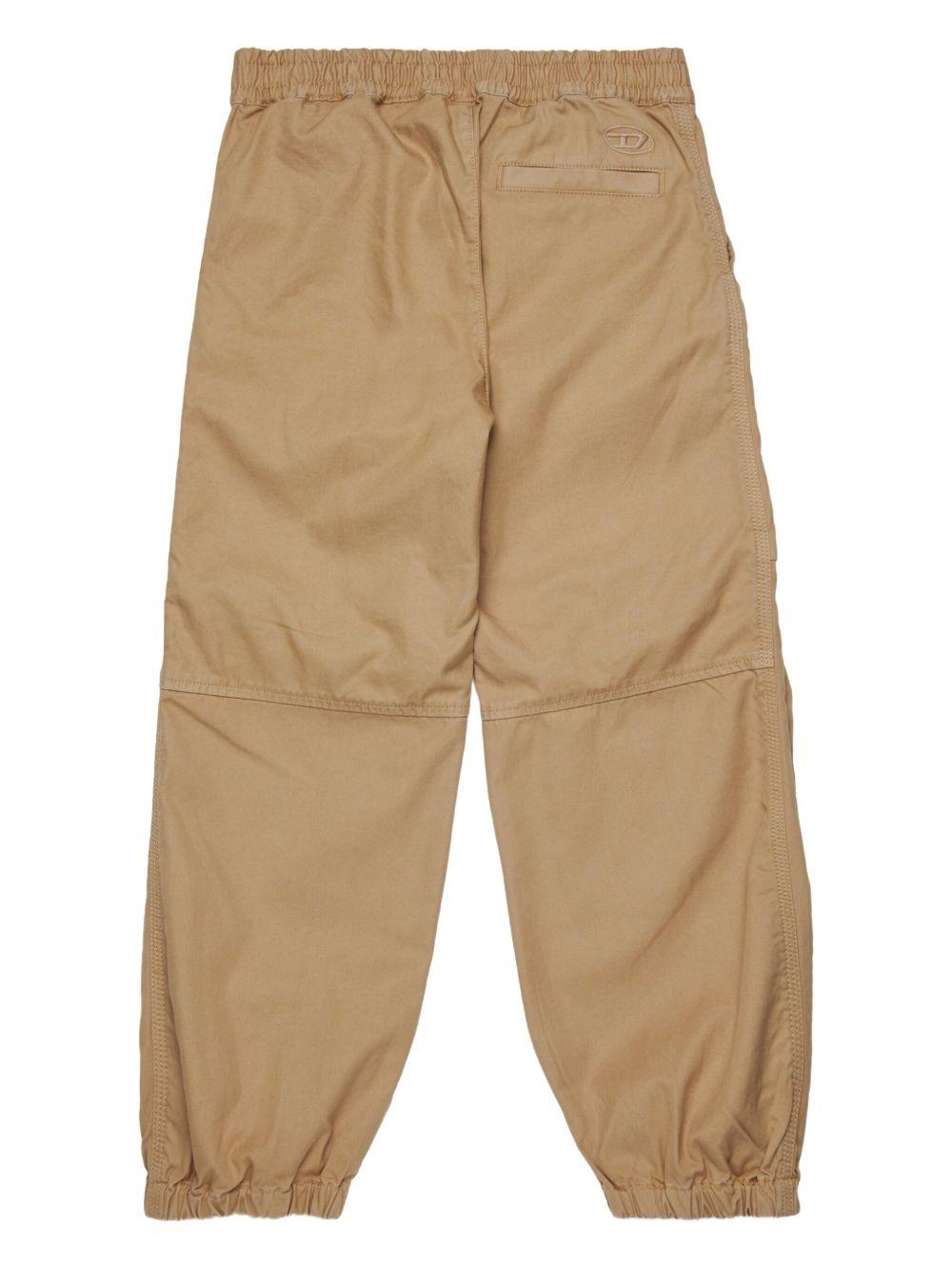 Pantaloni in Cotone con Vita Elasticizzata J02460KXBIM K726 DIESEL KIDS 