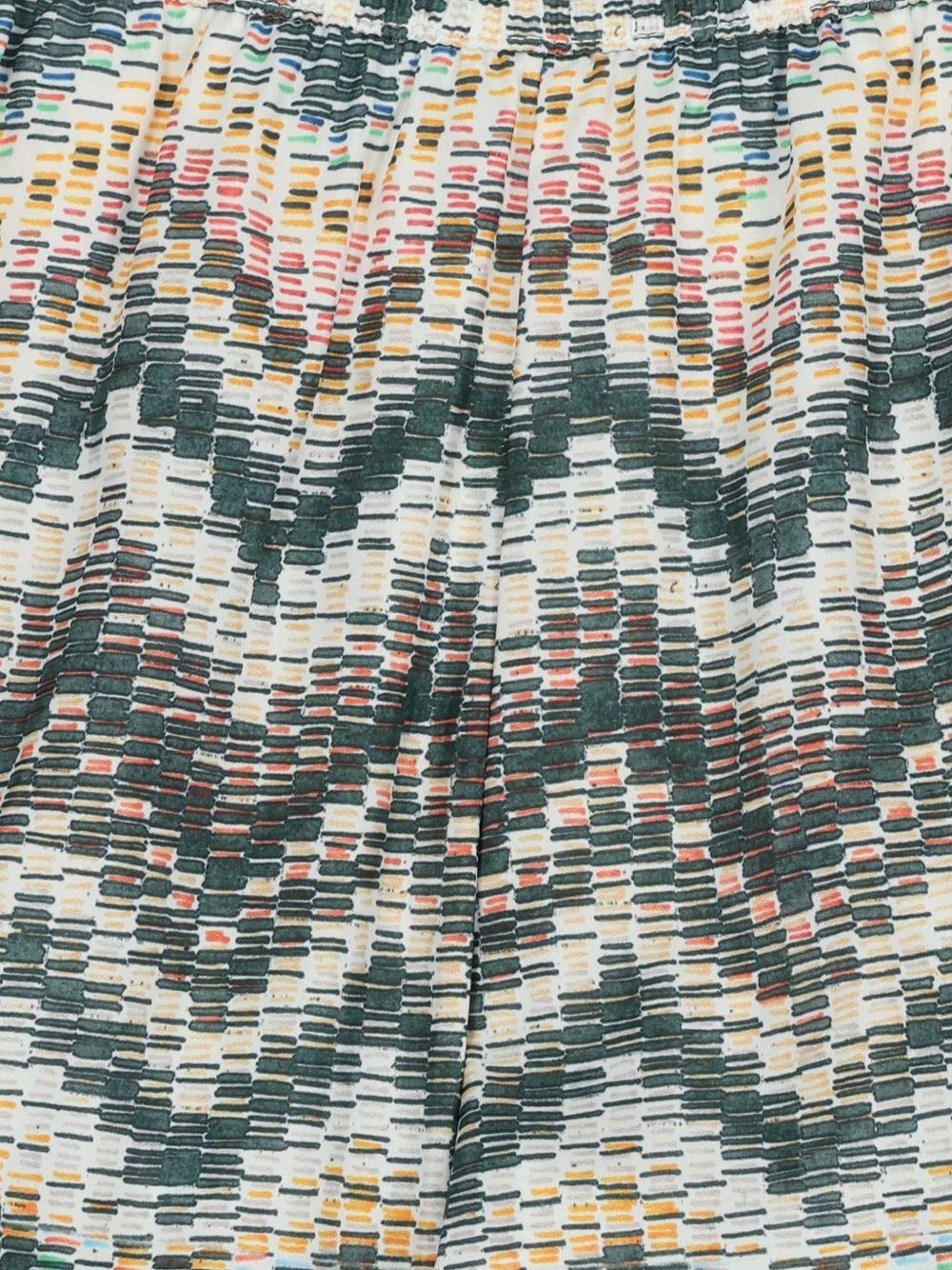 Bermuda con stampa geometrica multicolore MYCP29Z3726 998 MISSONI KIDS 