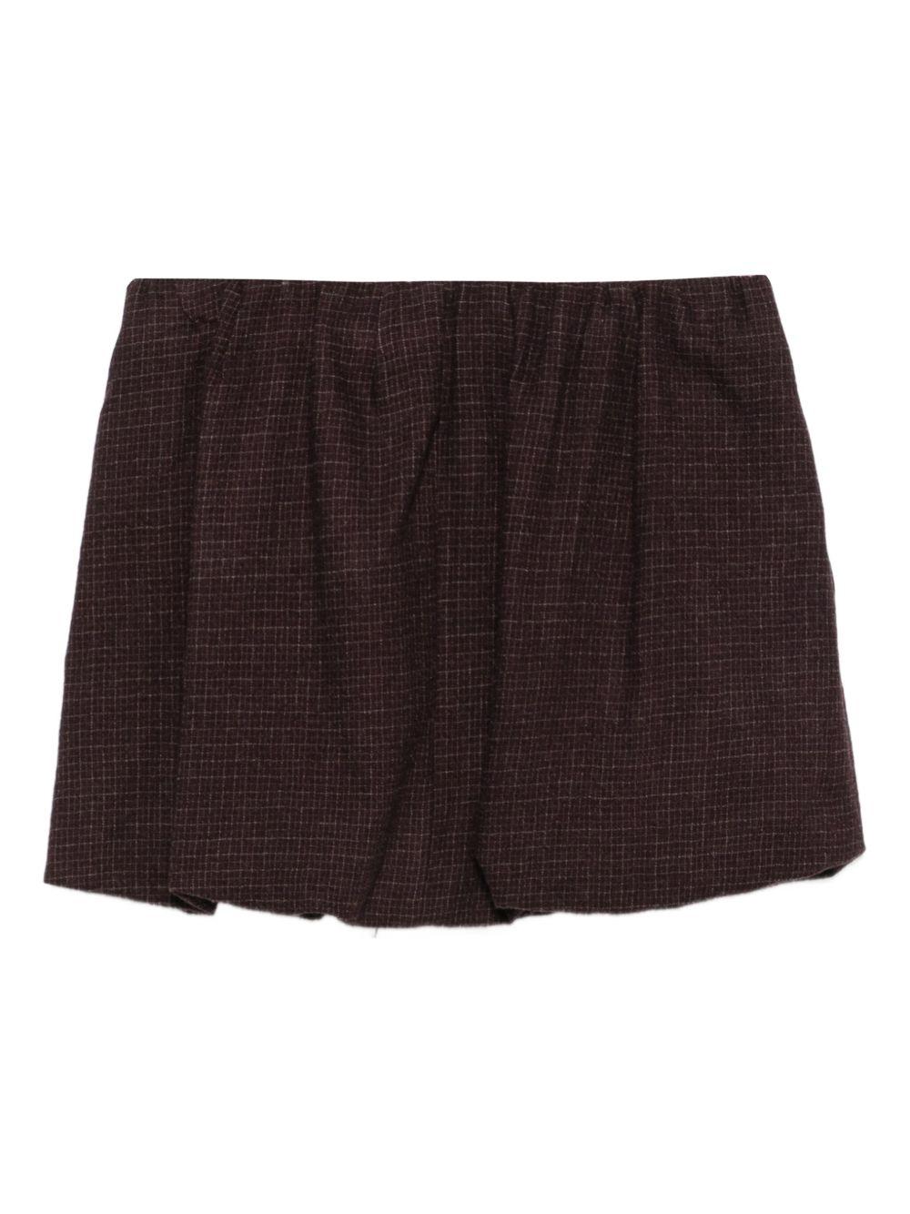 gonna a quadri donn Alysi viola scuro 165002A5048 UV ALYSI 