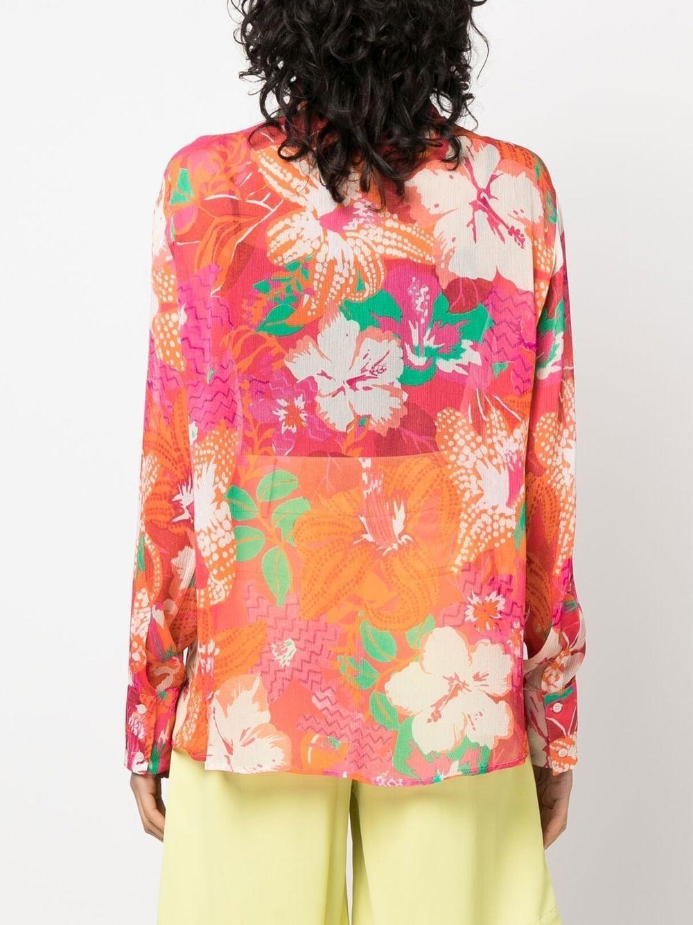 Camicia stampa floreale