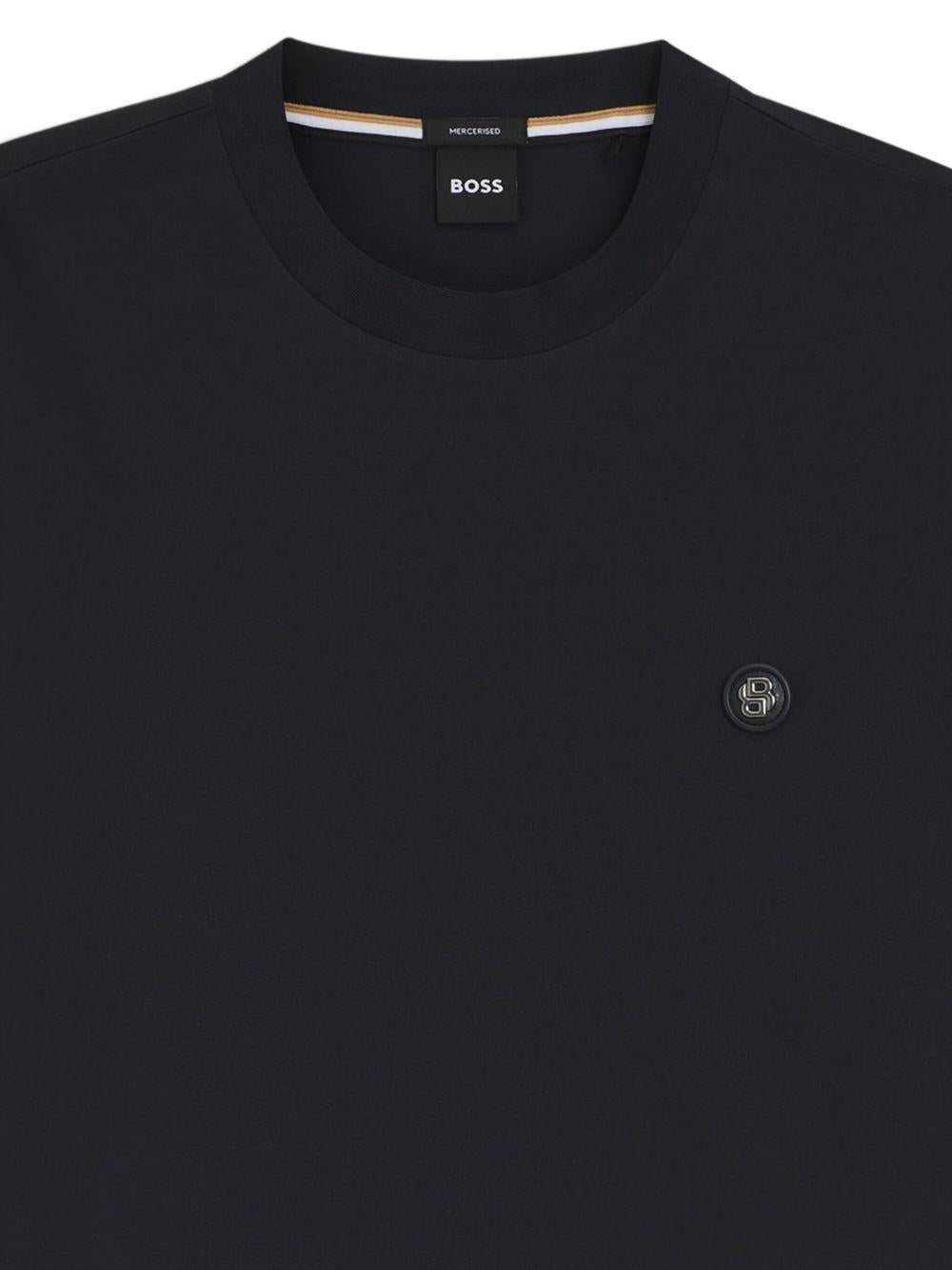 T-shirt girocollo con logo 50555844 404 BOSS 