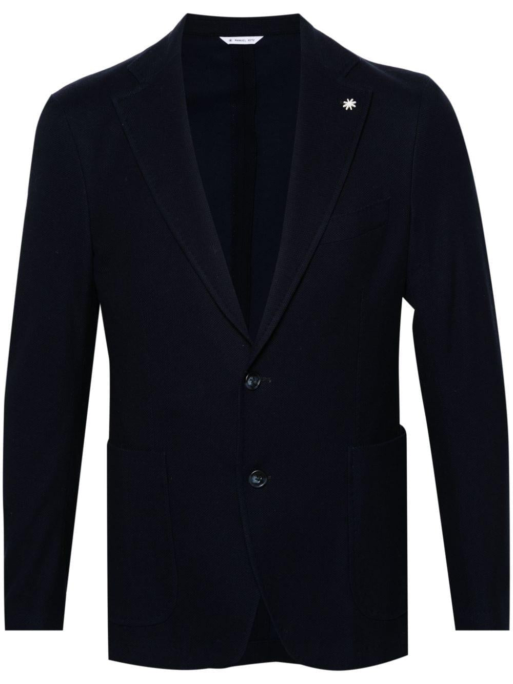 Giacca blu monopetto 3632G2728M243301 89 MANUEL RITZ 