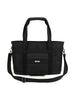 Borsa Mamma nera con fasce logate