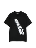 T-shirt in cotone con stampa logo
