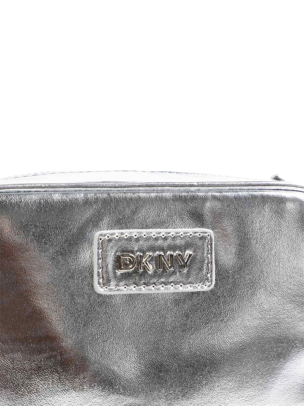 Borsa argento con finish metallizzato