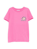 T-shirt con patch orsetto