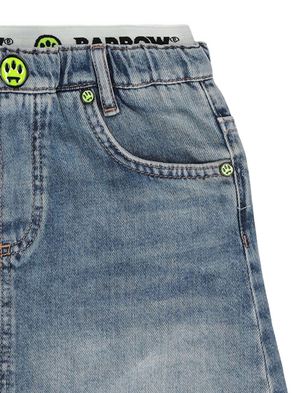 Gonna in denim con smiley S6BKJGSK112 126 BARROW KIDS 