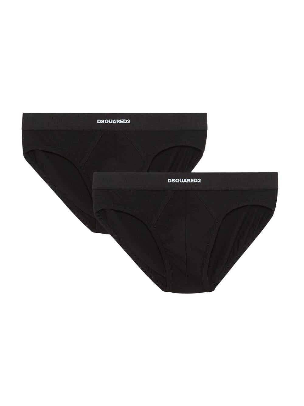 Set Basic brief Twin Pack nero DCX200070 001 DSQUARED 