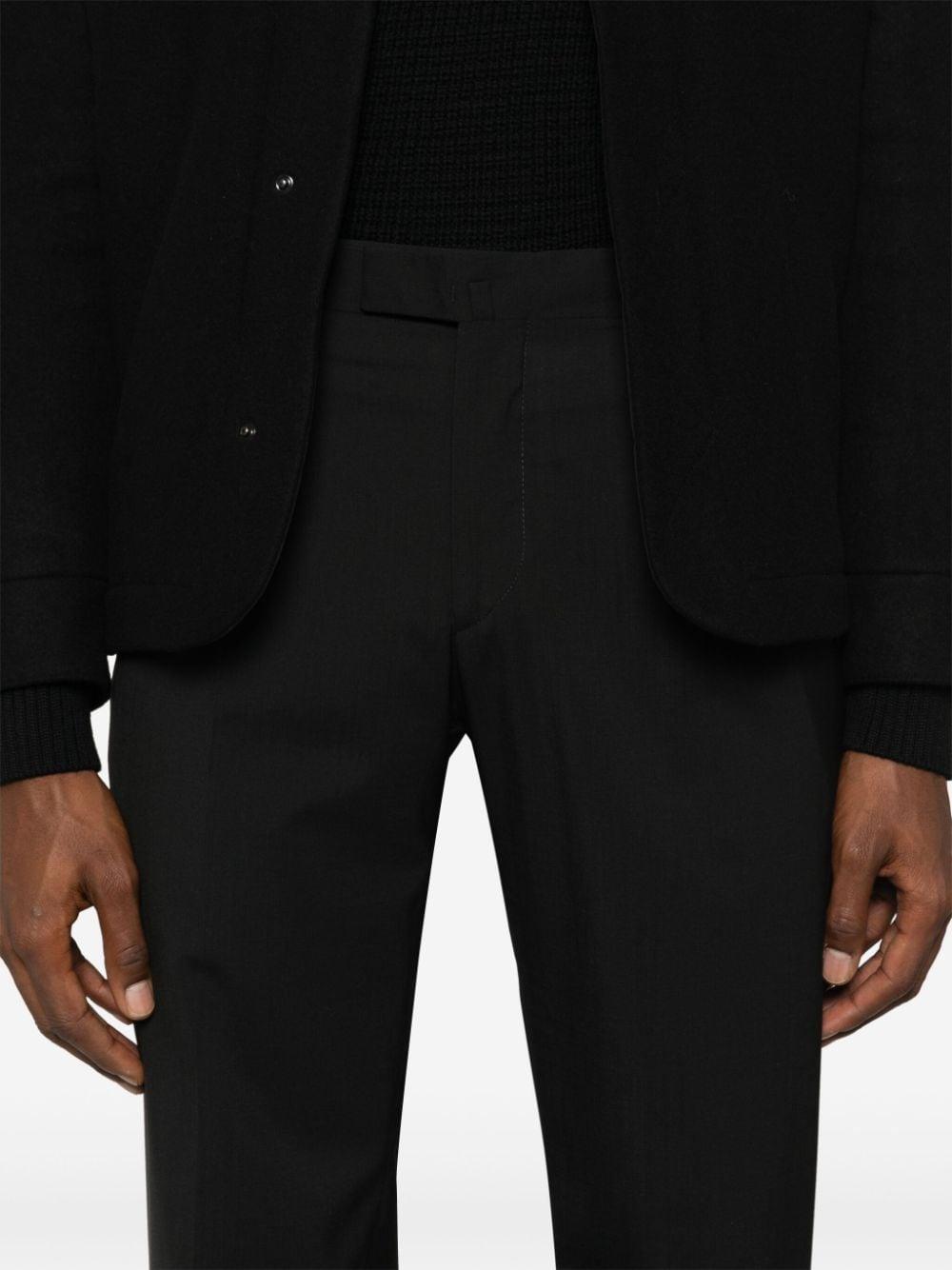 Pantalone nero gamba affusolata BG21S324082 00010 BRIGLIA 