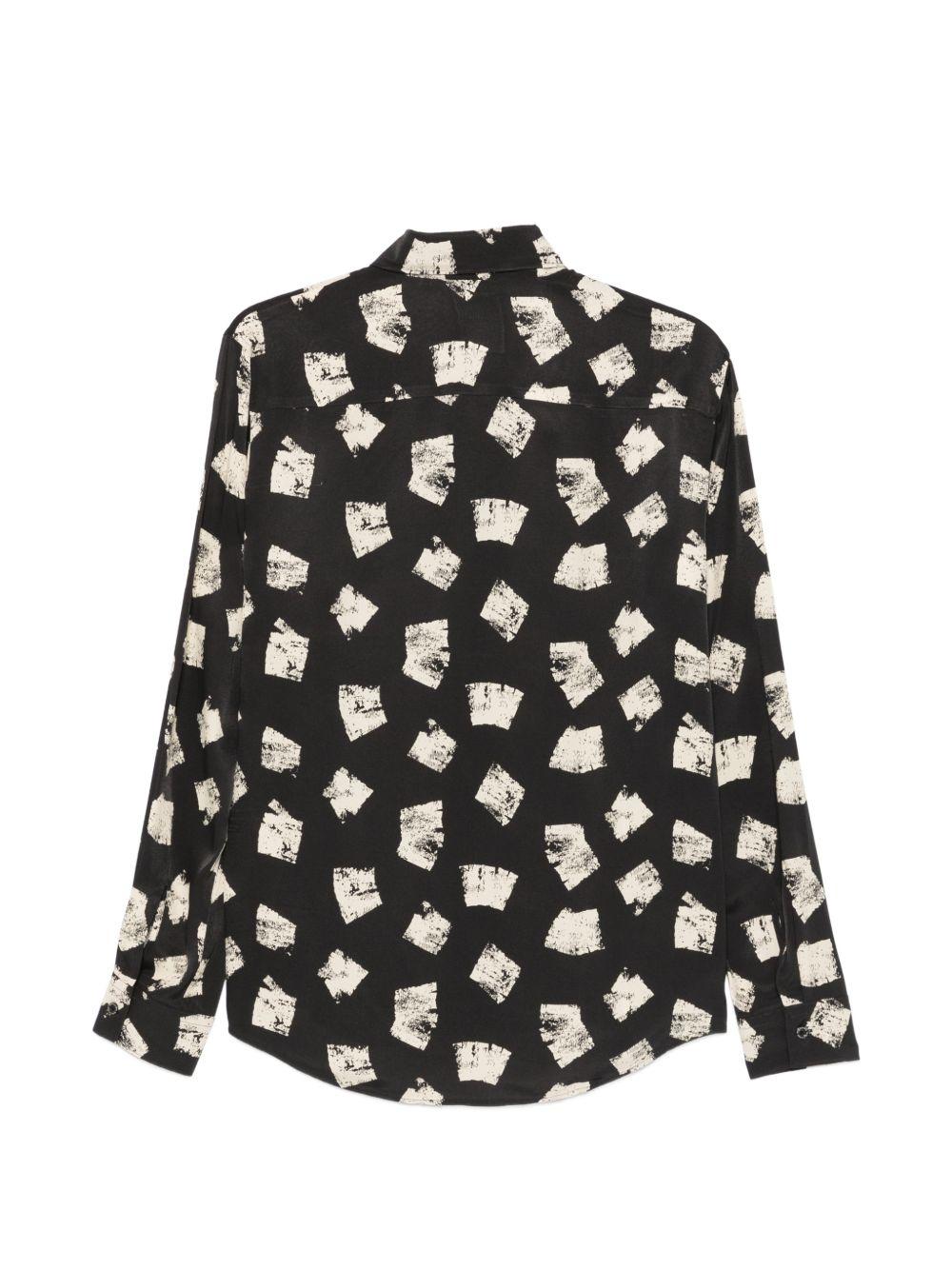 Camicia in viscosa con stampa 5C0310A093 FG79 PATRIZIA PEPE 