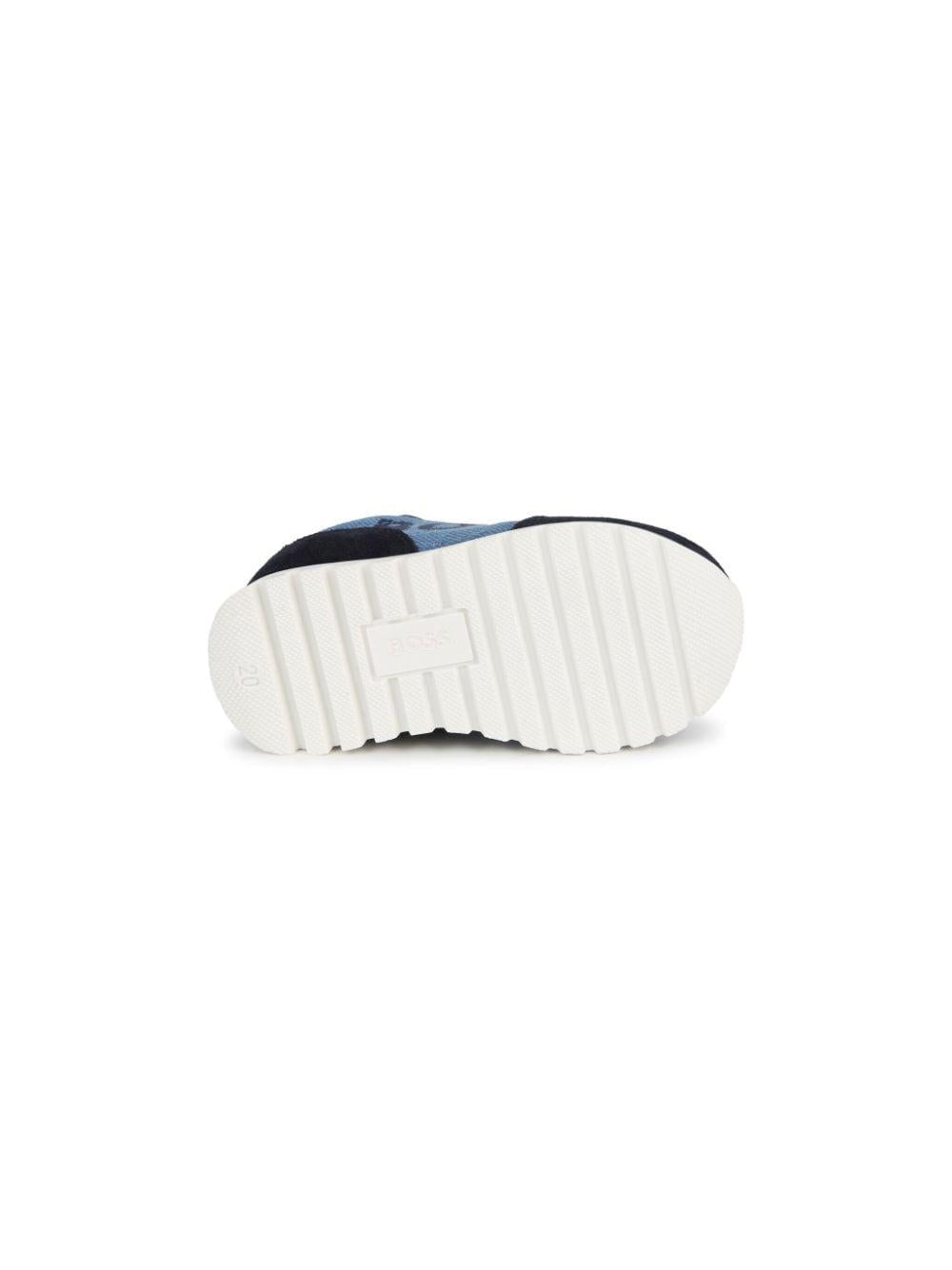 Sneakers blu effetto denim - Preludio Moda
