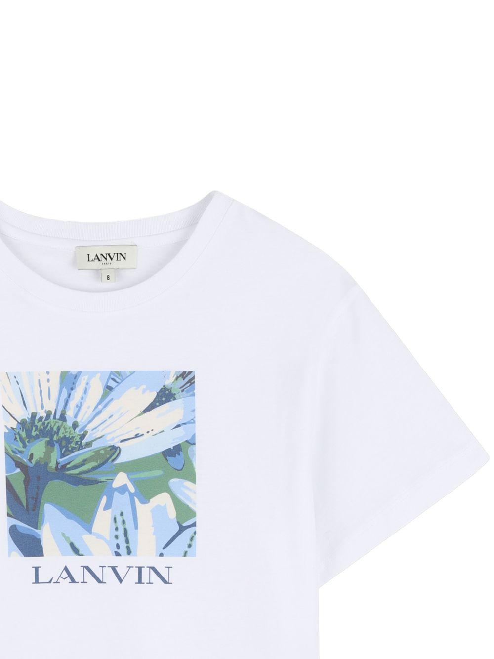 T-shirt stampa botanica N30333 10P LANVIN KIDS 