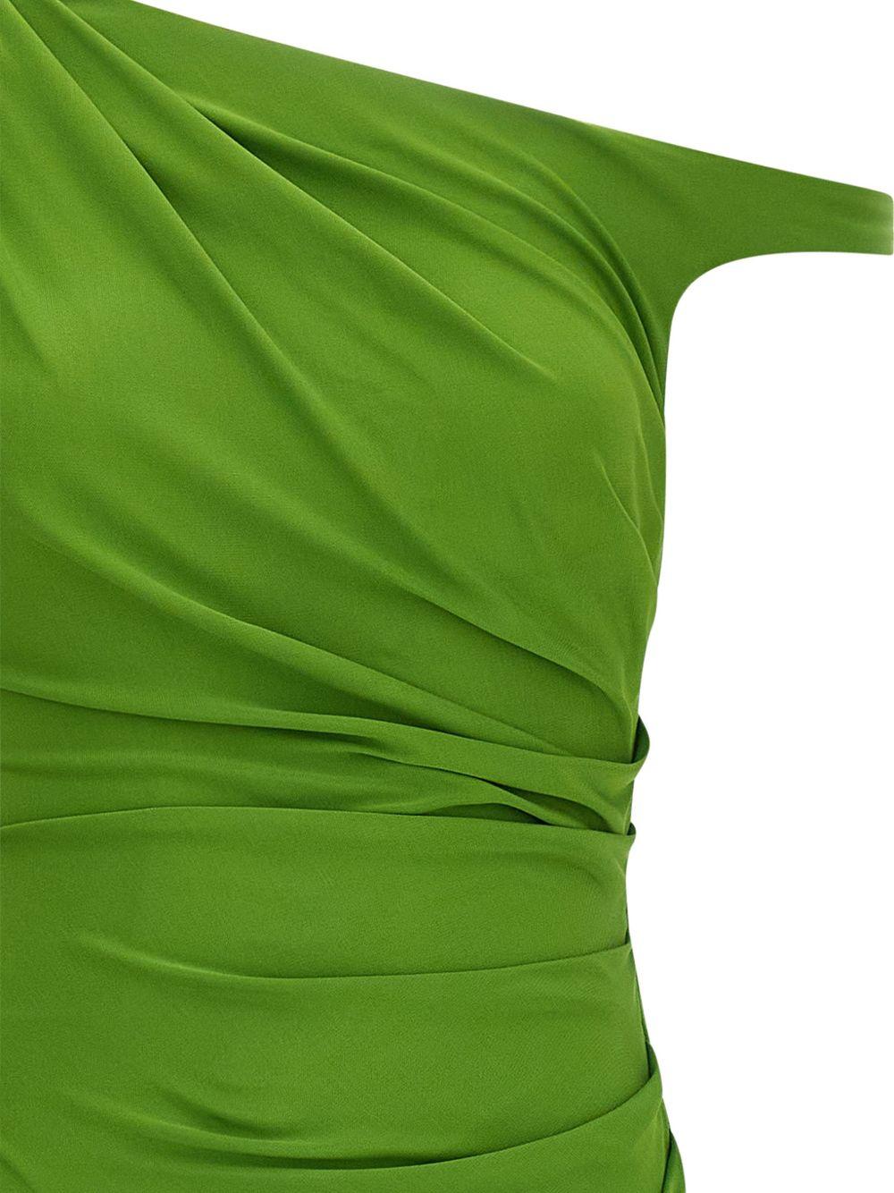 Abito in viscosa monospalla con drappeggio AB90661E2 EV3 ELISABETTA FRANCHI 